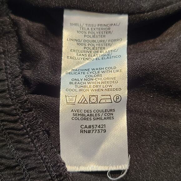 Ann Taylor Factory black ruched long sleeve shirt blouse - small - Picture 5 of 5